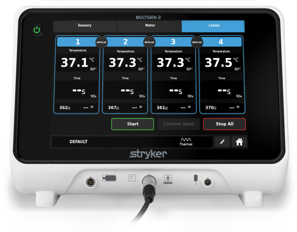 MultiGen 2 radiofrequency generator Interventional Spine